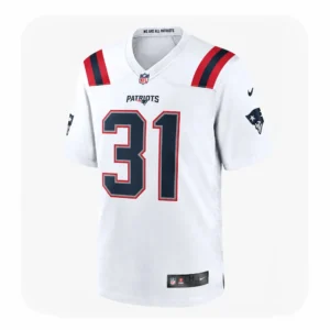 Kevin Byard white Patriots Game Jersey