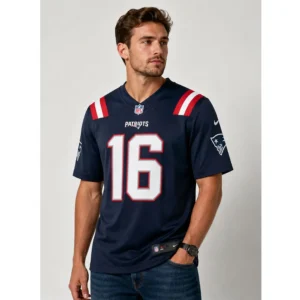Looks FOR Mens Tommy DeVito Navy New England Patriots Game Jersey