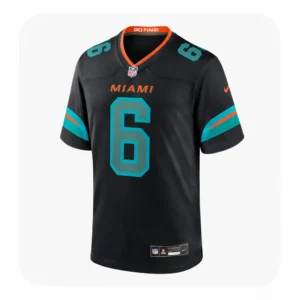 Malik Washington Black Dolphins Game Jersey