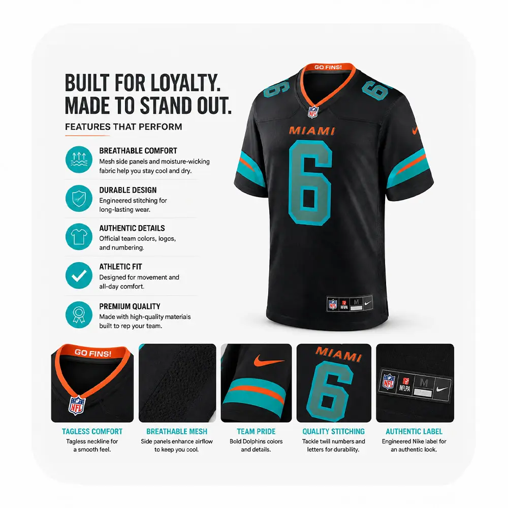 Malik Washington Black Game Jersey Malik Washington Black Game Jersey