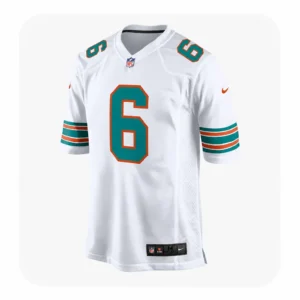 Malik Washington White Game Miami Dolphins Jersey
