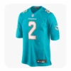 Malik Willis Aqua Miami Dolphins #2 Jersey