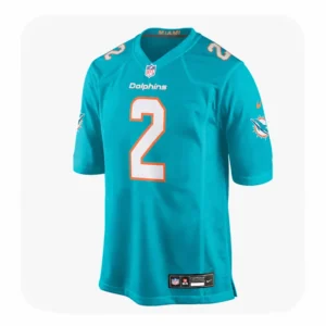 Malik Willis Aqua Miami Dolphins #2 Jersey
