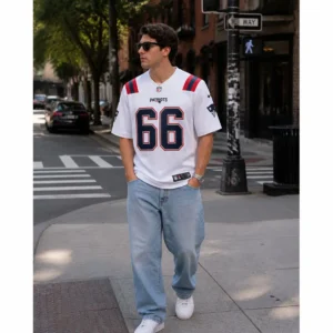 New Will Campbell White Patriots Jersey