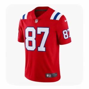 Romeo Doubs Red Patriots Team Game Jersey