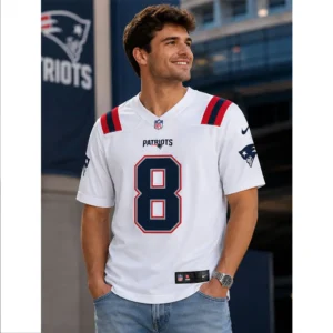 View For Kyle Williams Fan Patriots White Game Jersey