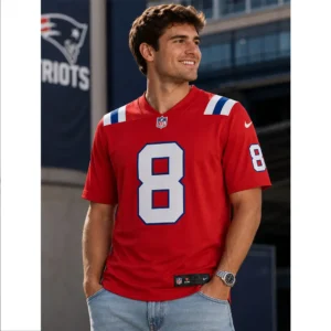 View For Kyle Williams Red Patriots Team Game Jersey