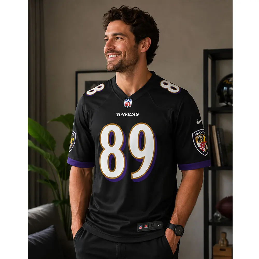 View For Mark Andrews Black Ravens Fans Game Jersey - Copy View For Mark Andrews Black Ravens Fans Game Jersey Copy