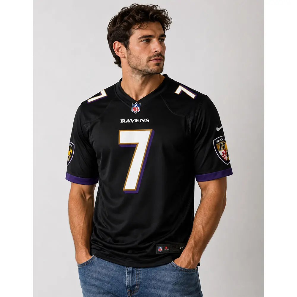 View For Rashod Bateman Game Ravens Black Jersey View For Rashod Bateman Game Ravens Black Jersey