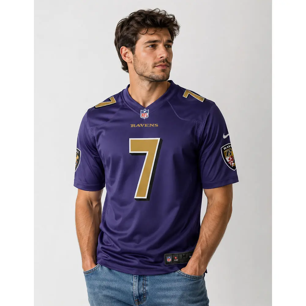 View For Rashod Bateman Purple Baltimore Ravens Game Jersey View For Rashod Bateman Purple Baltimore Ravens Game Jersey