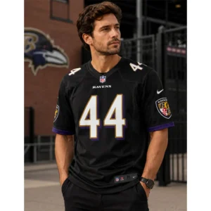 View For Ravens Game Marlon Humphrey Black Jersey