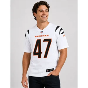 View For Swayze Bozeman Bengals White Game Jersey