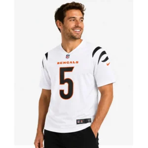 View For Tee Higgins Bengals White Team Jersey