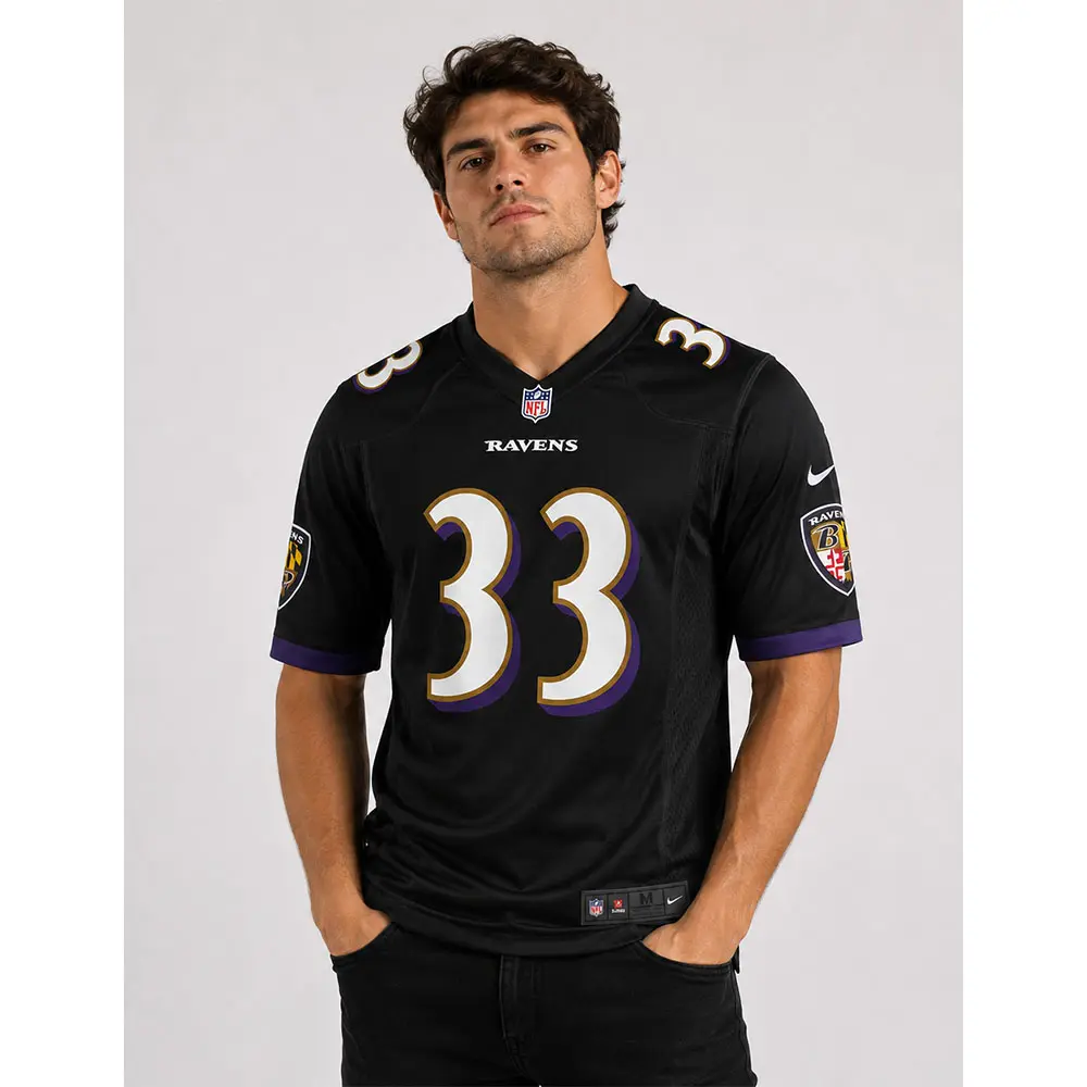 View For Tyler Loop Ravens Team Black Game Jersey View For Tyler Loop Ravens Team Black Game Jersey