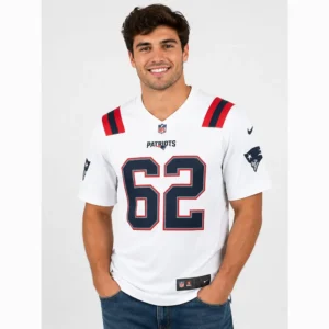 View Niko Lalos Patriots Team White Jersey