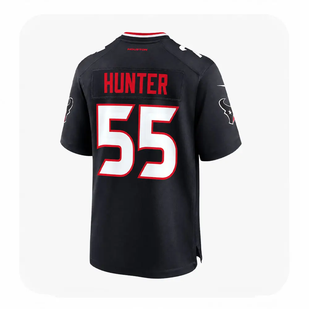 Back View For Danielle Hunter Navy Texans Game Jersey Back View For Danielle Hunter Navy Texans Game Jersey