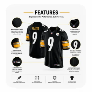 Details For Chris Boswell Pittsburgh Steelers Game Black Jersey