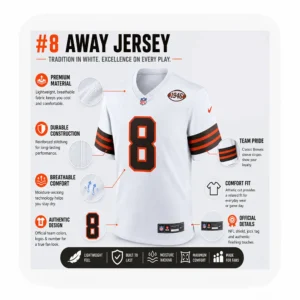 Details For Jared Verse Browns Game White Jersey