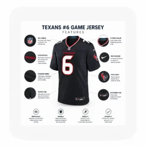 Details For Reed Blankenship Texans Navy Game Jersey