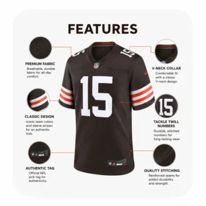 Details For Taylen Green Brown Game Cleveland Browns Jersey