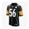 Front View For Alex Highsmith Pittsburgh Steelers Game Black Jersey