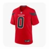 Front View For Azeez Al Shaair Houston Texans Game Red Jersey