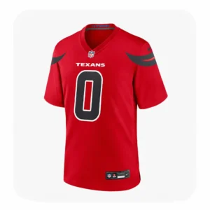 Azeez Al-Shaair Houston Texans Game Red Jersey