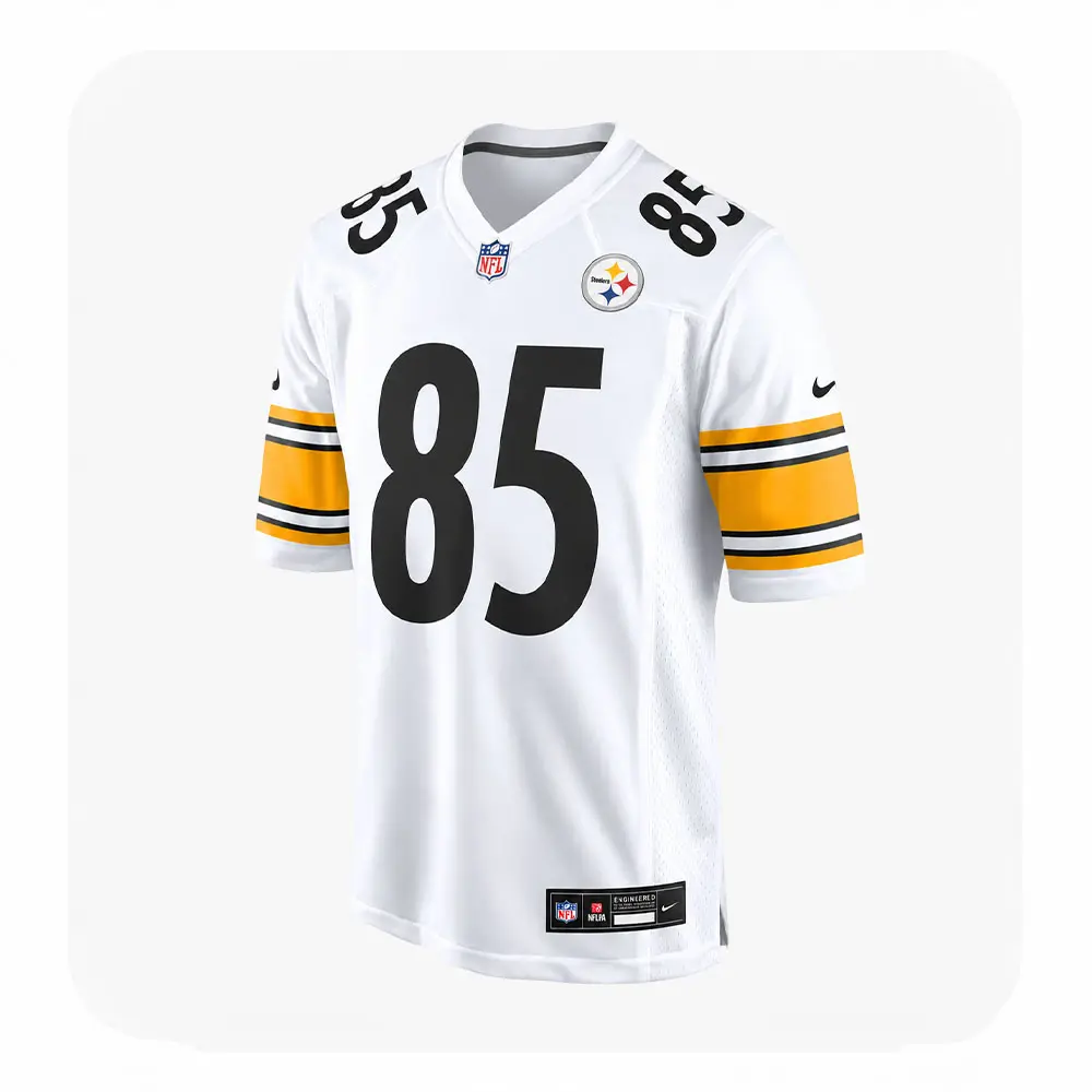 Front View For Cole Burgess Steelers Team White Jersey Front View For Cole Burgess Steelers Team White Jersey