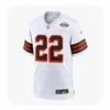Front View For Dylan Sampson White Cleveland Browns Game Jersey