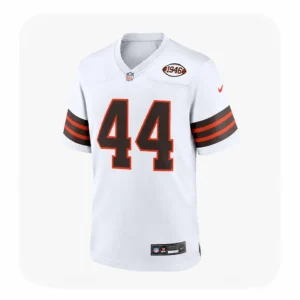 Harold Fannin Jr. Browns Team Game White Jersey