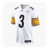 Front View For Jaquan Brisker Steelers Game White Jersey