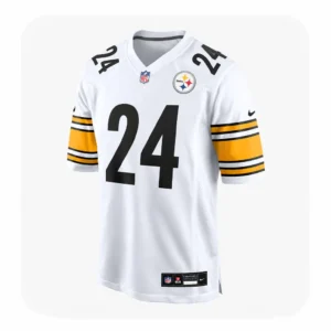 Joey Porter Jr Steelers Game White Jersey