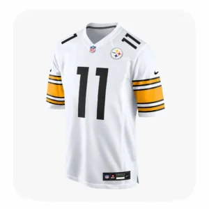 Michael Pittman Jr Steelers White Game Jersey