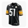 Front View For Nick Herbig Steelers Black Game Jersey