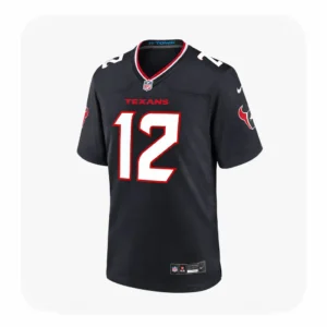 Nico Collins Texans Navy Game Jersey