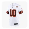Front View For Quinshon Judkins White Cleveland Browns Jersey