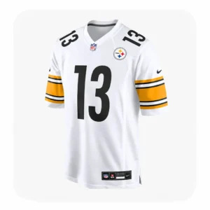 Rico Dowdle Steelers Team Game White Jersey