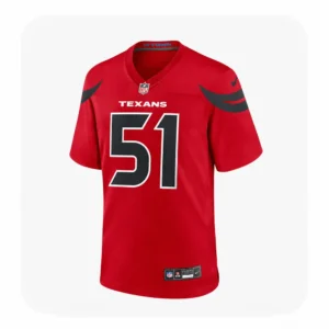 Will Anderson Jr. Texans Game Red Jersey