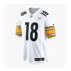 Front View For Will Howard Pittsburgh Steelers White Game Jersey