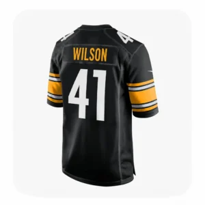 Payton Wilson Pittsburgh Steelers Game Black Jersey Back Look