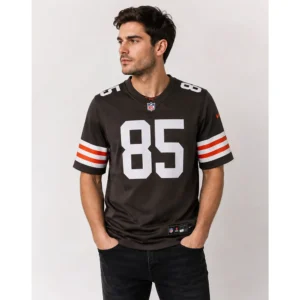 View For Aaron Anderson Cleveland Browns Team Game Brown Jersey