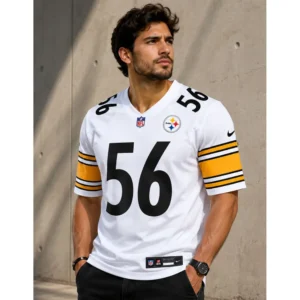 View For Alex Highsmith Pittsburgh Steelers White Game Jersey