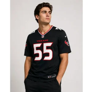 View For Danielle Hunter Navy Texans Game Jersey