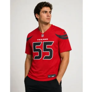View For Danielle Hunter Red Texans Team Game Jersey