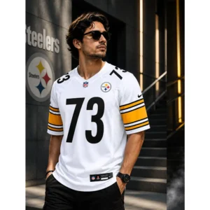 View For Gennings Dunker Steelers Game White Jersey