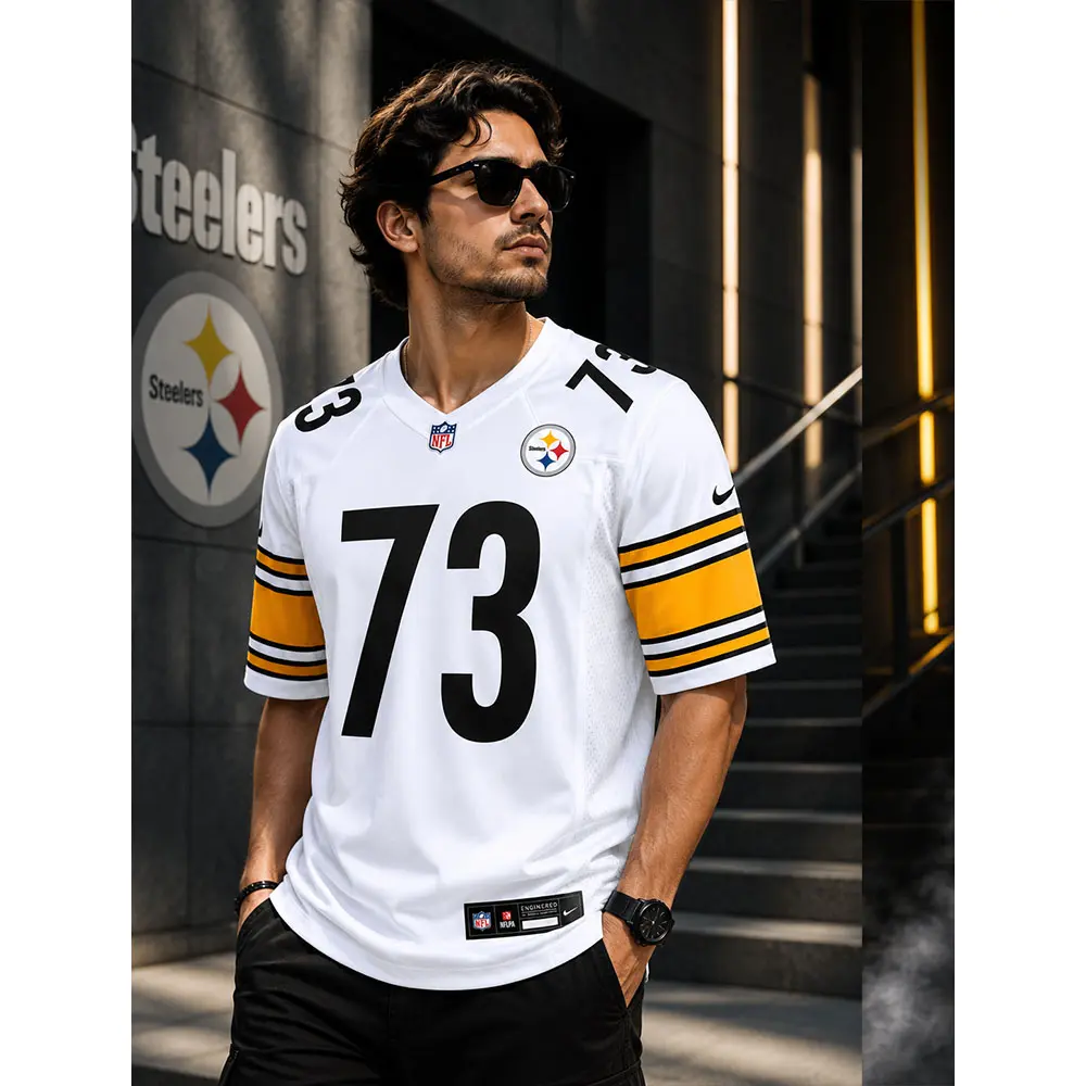 44 OFF - Gennings Dunker Steelers Game White Jersey