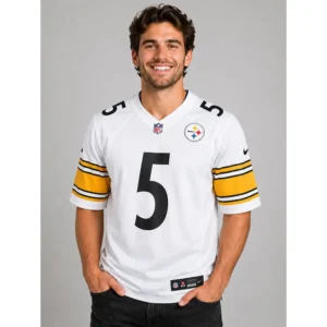 View For Jalen Ramsey Pittsburgh Steelers Team Game White Jersey
