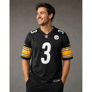 View For Jaquan Brisker Pittsburgh Steelers Game Black Jersey