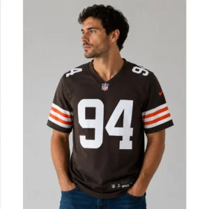 View For Mason Graham Brown Cleveland Browns Game Jersey