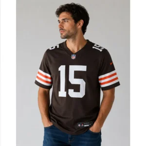 View For Taylen Green Brown Game Cleveland Browns Jersey